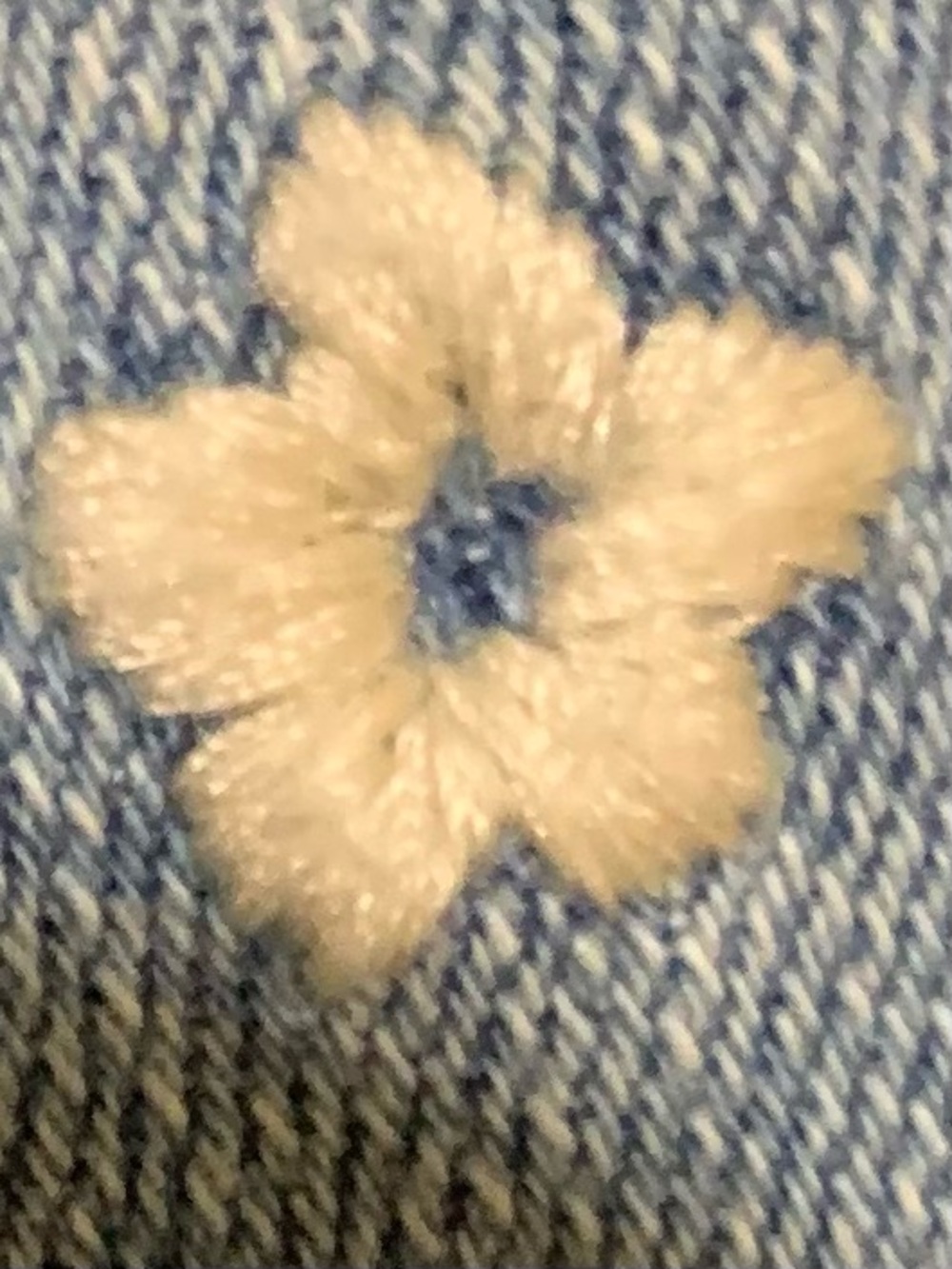 Code Bleu Luxe Lift Daisy Front Embroidered Denim Classic Bermuda Shorts SZ 22W - Picture 7 of 9
